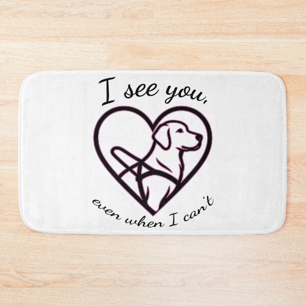 Item preview, I See You – Guide Dog Love | Black Version designed and sold by Eyepatch-Jacks.