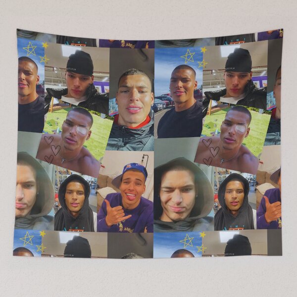 Item preview, Marlon Lundgren Garcia Collage poster designed and sold by PocketPoach.