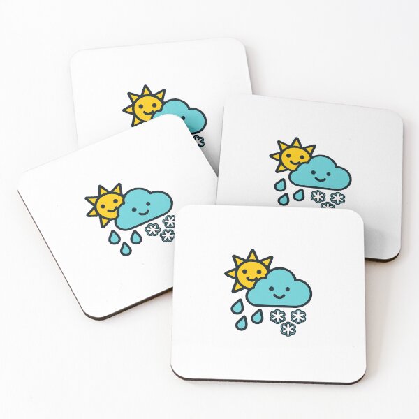 Item preview, All-in-One Weather Elements 2D Sticker Design designed and sold by Stickerrwallah.