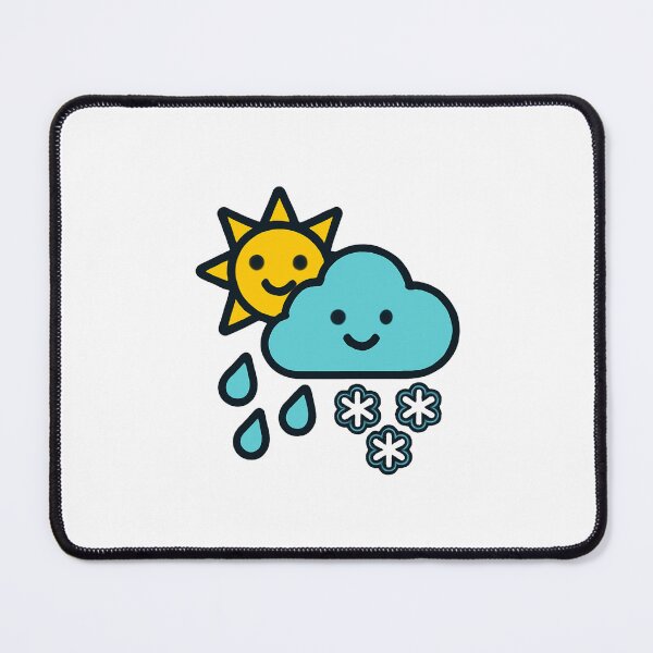 Item preview, All-in-One Weather Elements 2D Sticker Design designed and sold by Stickerrwallah.