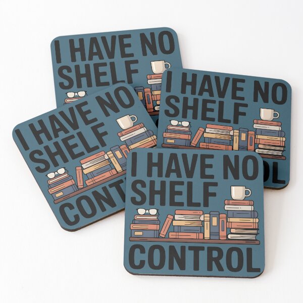 Item preview, I Have No Shelf Control – Funny Book Shelf Overflow T‑Shirt designed and sold by Splotchly.