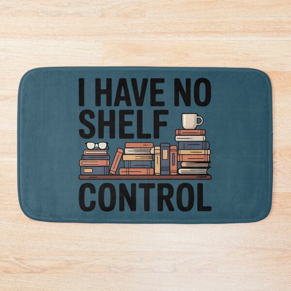 Item preview, I Have No Shelf Control – Funny Book Shelf Overflow T‑Shirt designed and sold by Splotchly.