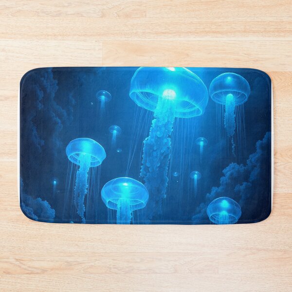 Item preview, Luminous Voyage: The Ethereal Dance of Jellyfish designed and sold by oanaunciuleanu.
