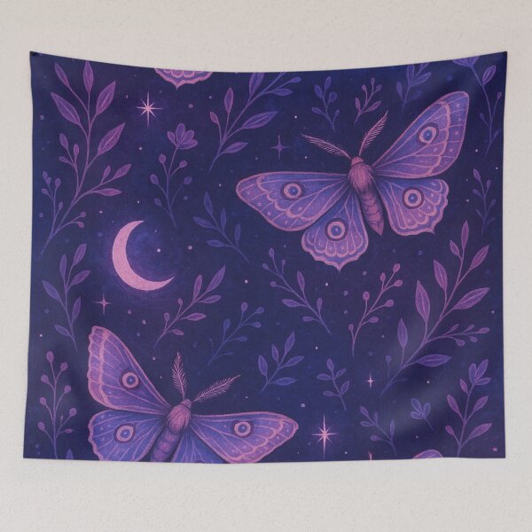 Item preview, Enchanted Moth Garden designed and sold by blackcatsvault.