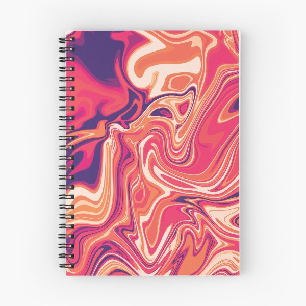 Item preview, Abstract Pink & Orange Swirls - Modern Liquid Art designed and sold by KhadijaBatool38.