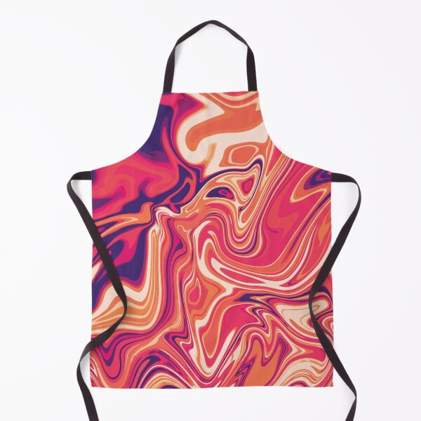 Item preview, Abstract Pink & Orange Swirls - Modern Liquid Art designed and sold by KhadijaBatool38.