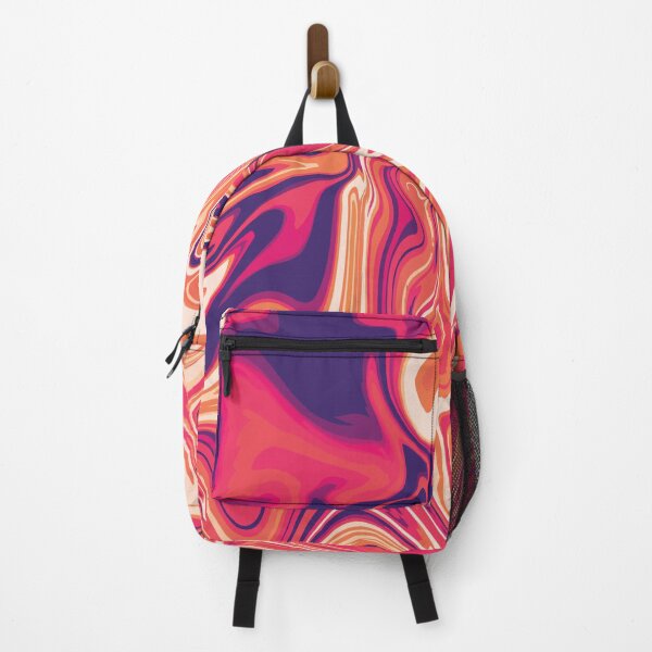 Item preview, Abstract Pink & Orange Swirls - Modern Liquid Art designed and sold by KhadijaBatool38.