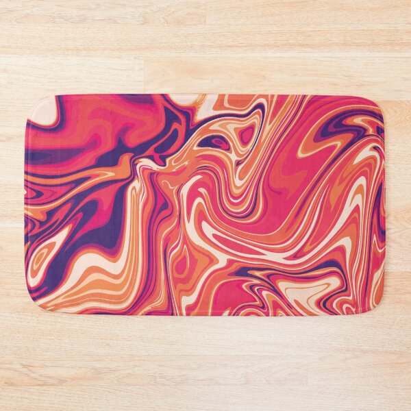 Item preview, Abstract Pink & Orange Swirls - Modern Liquid Art designed and sold by KhadijaBatool38.