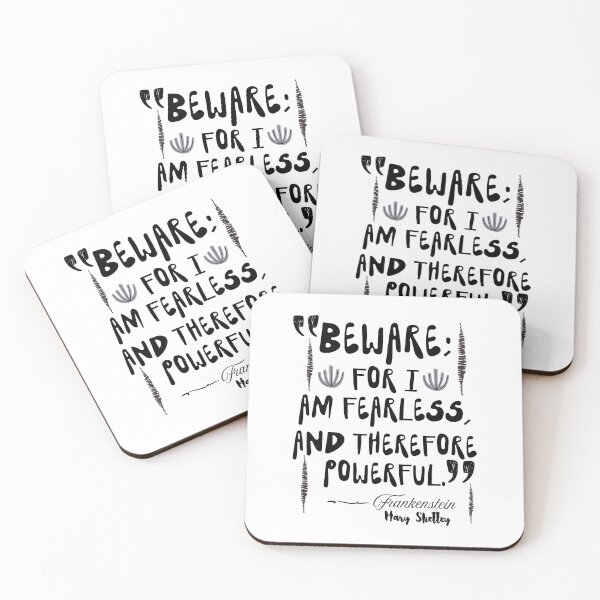 Item preview, Fanfic Frankenstein Cita literaria de Mary Shelley designed and sold by Renata Illustrata.