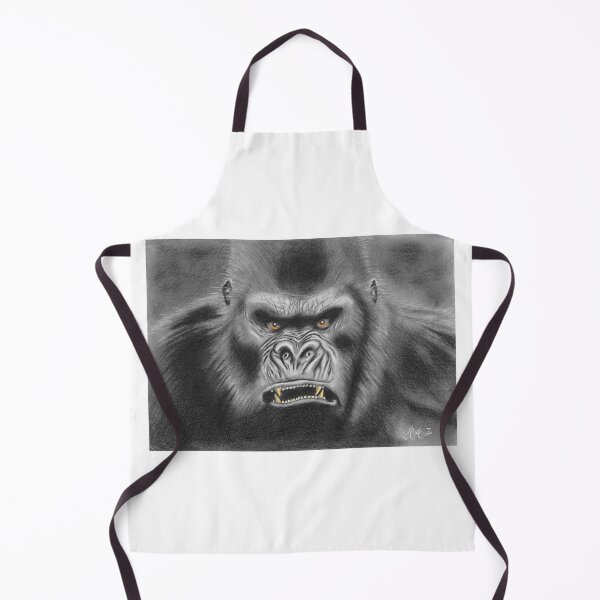 Item preview, B&W gorilla designed and sold by Richard Fettes.
