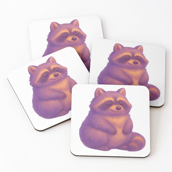 Item preview, Mellow Raccoon designed and sold by ArtByAlgorithms.