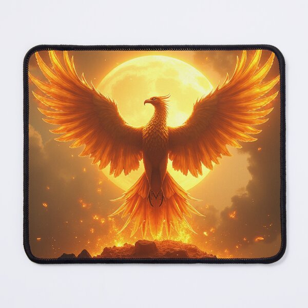 Item preview, The Golden Phoenix Ascends designed and sold by Valora and Fern.