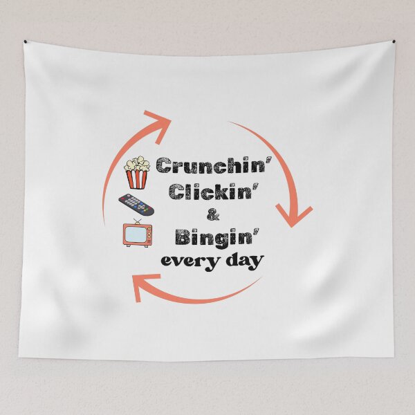 Item preview, TV and Movie Binge Watchers designed and sold by SunandShade.