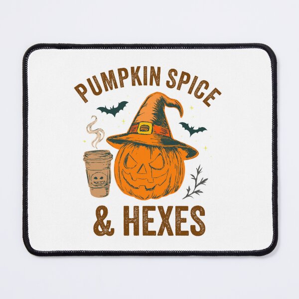 Item preview, Pumpkin Spice & Hexes Halloween Coffee Witch Tee designed and sold by Koony House and Field.
