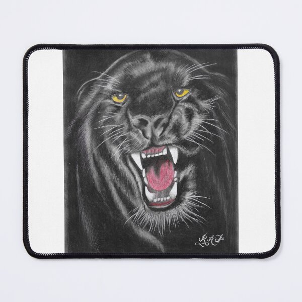 Item preview, B&W panther designed and sold by Richard Fettes.