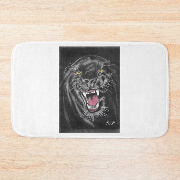 Item preview, B&W panther designed and sold by Richard Fettes.