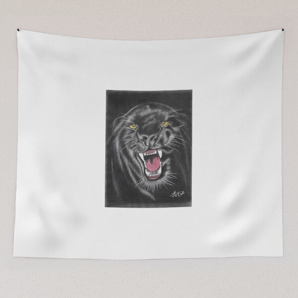 Item preview, B&W panther designed and sold by Richard Fettes.