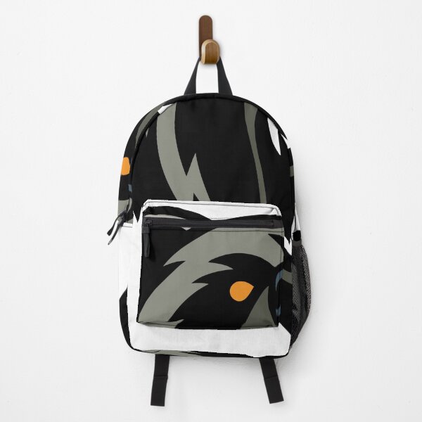 Item preview, Fierce Bear Head Vector illustration Black and Gray Silhouette with Roaring Mouth, Sharp Teeth, and Orange Eyes designed and sold by AtonuHaque.