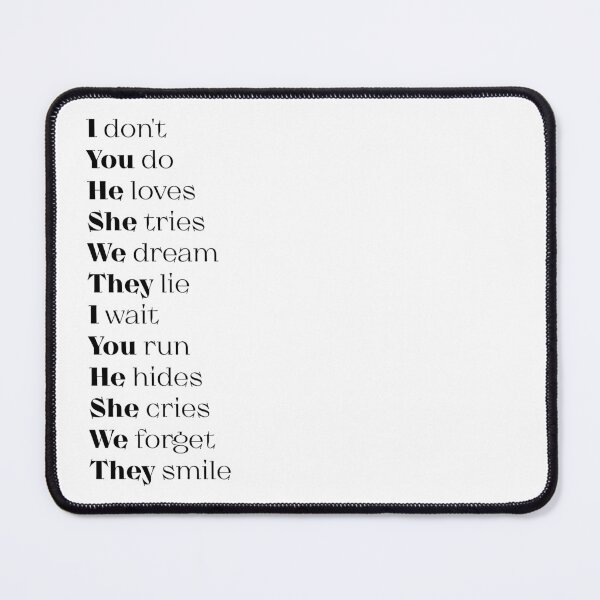 Item preview, Conjugation of feelings and relationships designed and sold by artnatago.