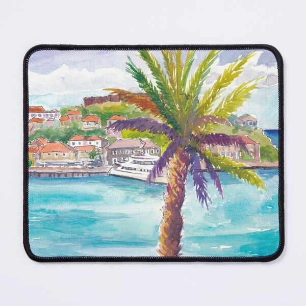 Item preview, Saint Barth Serenity with La Pointe and Harbour View designed and sold by artshop77.