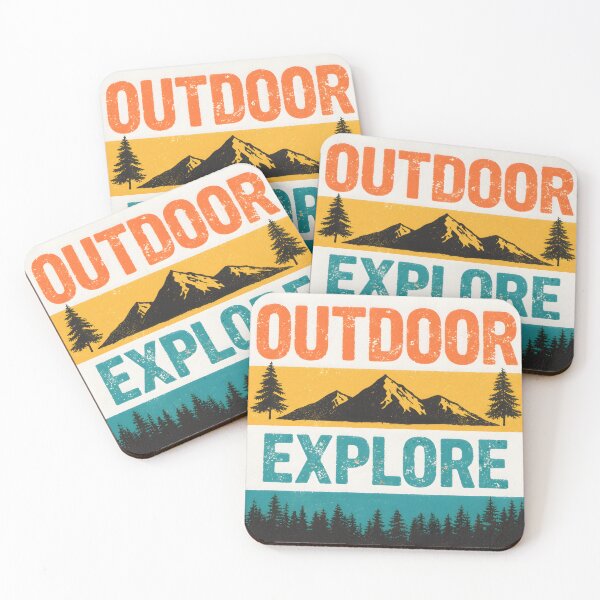 Item preview, Retro OUTDOOR EXPLORE Mountain designed and sold by Printiko.