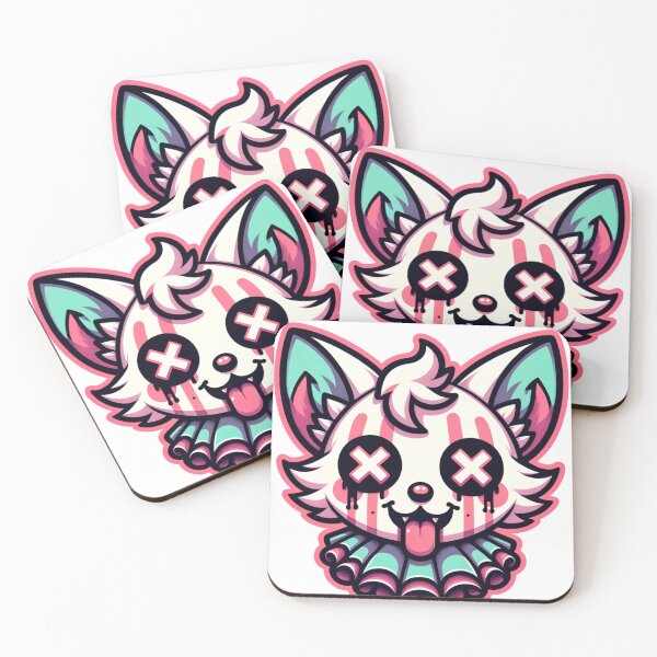 Item preview, Neon Clown Crazy Fox designed and sold by dreamsagellc.