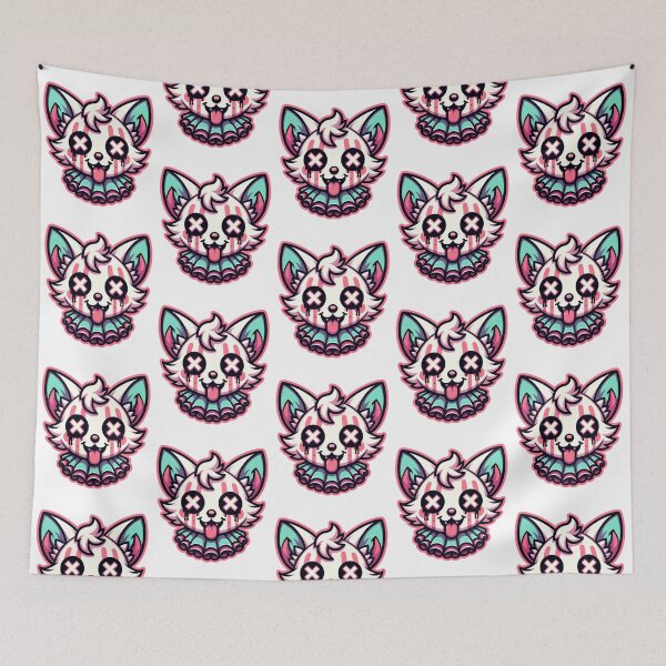 Item preview, Neon Clown Crazy Fox designed and sold by dreamsagellc.