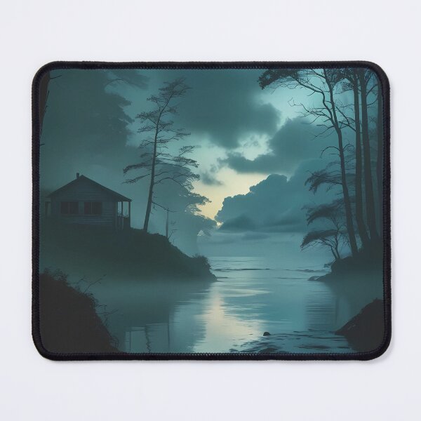 Item preview, Mystic Forest Lake Printable Wall Art designed and sold by DigiStoreC.