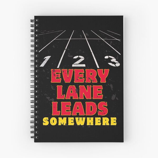 Item preview, Grunge Style "Every Lane Leads Somewhere" Runner Design designed and sold by E20STUDIO.