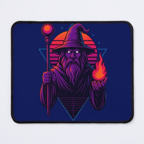 Item preview, Synthwave Wizard designed and sold by WhatTheShopDesigns.