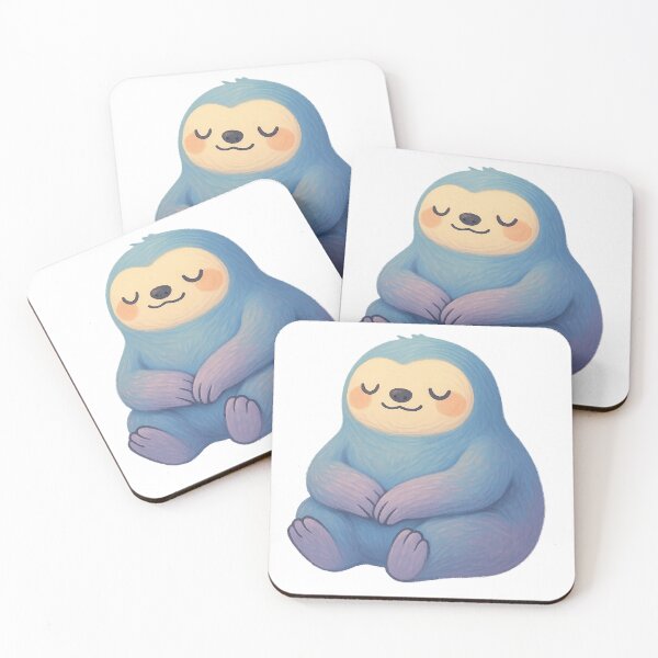Item preview, Mellow Sloth designed and sold by ArtByAlgorithms.