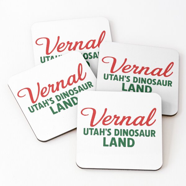 Item preview, Vernal Utah's Dinosaur Land Retro Typography designed and sold by ArtSpireWorks.