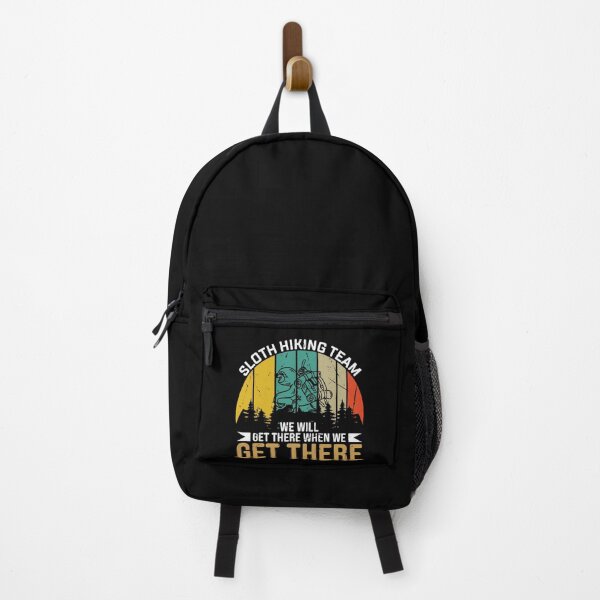 Artikelvorschau, Faultier-Wanderteam – Wir werden dort ankommen, wenn wir dort ankommen. Lustiges Vintage-T-Shirt entworfen und verkauft von The Sandy Design Store.