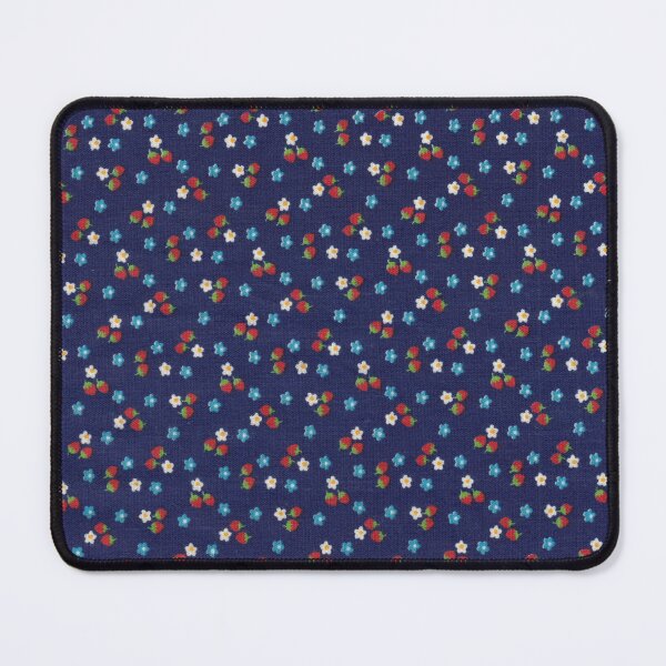 Item preview, Tiny Strawberries on Navy Blue designed and sold by ImaginaryAnimal.