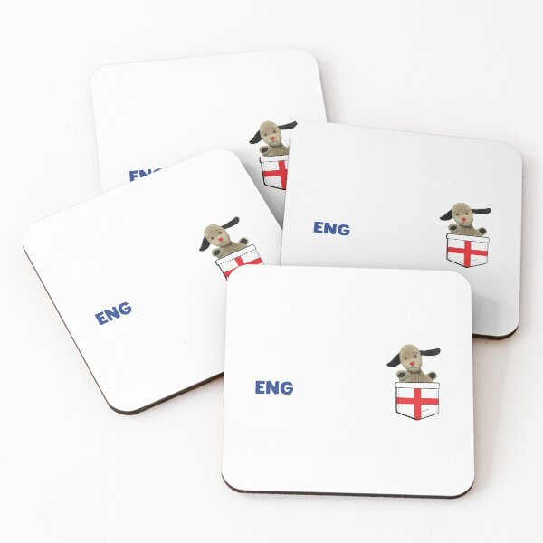 Item preview, Sooty Euro Football Sweep England Chest Pocket Print designed and sold by All-And-Every.