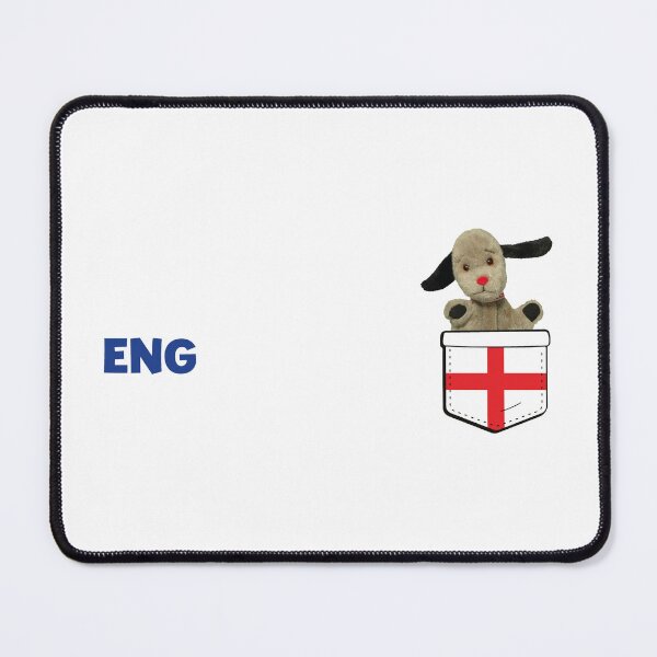 Item preview, Sooty Euro Football Sweep England Chest Pocket Print designed and sold by All-And-Every.