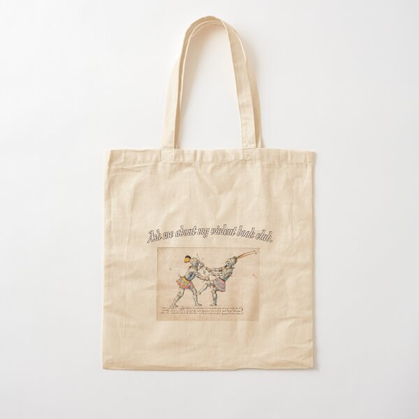 Item preview, Fragen Sie mich nach meinem Violent Book Club designed and sold by HeckYeaSwords.