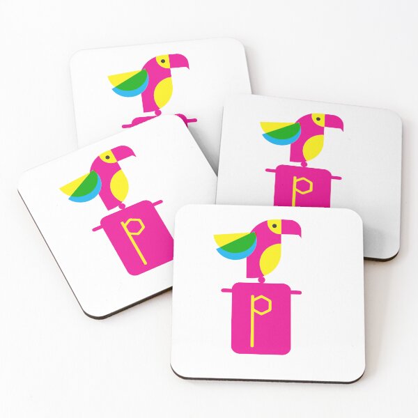 Item preview, Pink Parrot Atop a Pot designed and sold by HalftankStudio.