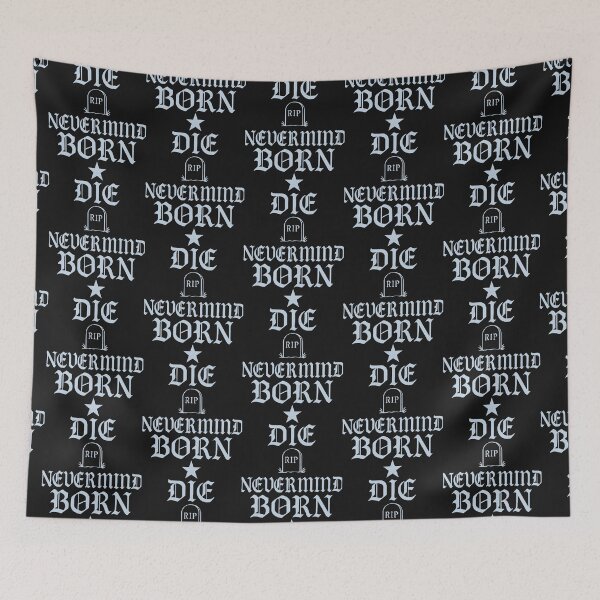 Item preview, "Born. Die. Nevermind." – Life in One Line designed and sold by TediThings.