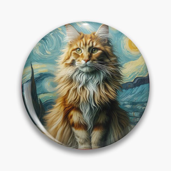 Item preview, Maine Coon Art | Cat Lovers Collection designed and sold by ksgraphics222.
