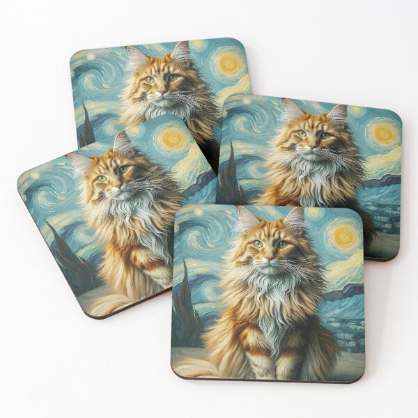 Item preview, Maine Coon Art | Cat Lovers Collection designed and sold by ksgraphics222.