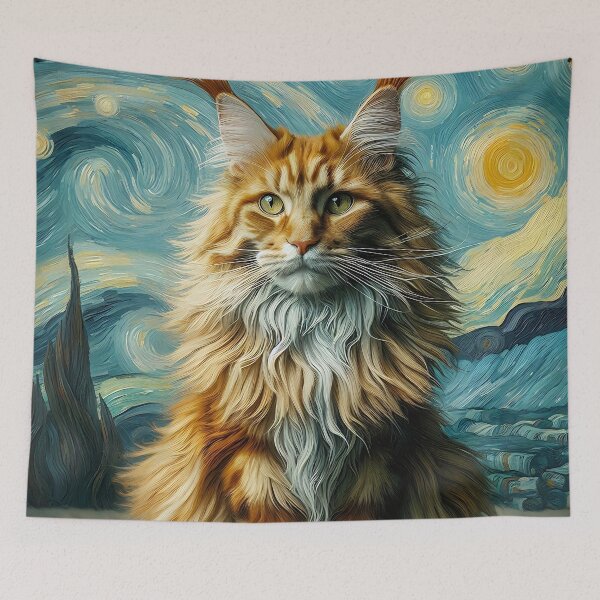 Item preview, Maine Coon Art | Cat Lovers Collection designed and sold by ksgraphics222.
