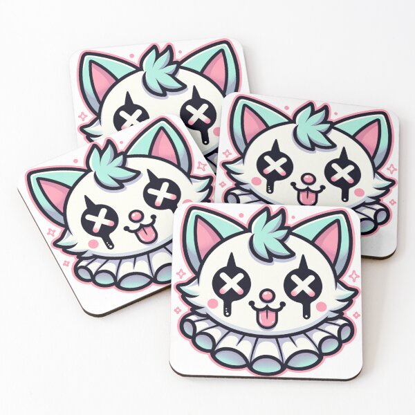 Item preview, Neon Clown Cute Fox designed and sold by dreamsagellc.