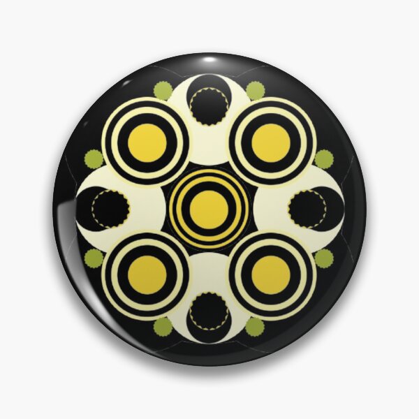 Item preview, Design 22 - Abstract Geometry Flower Disk designed and sold by Manoella Free Art.