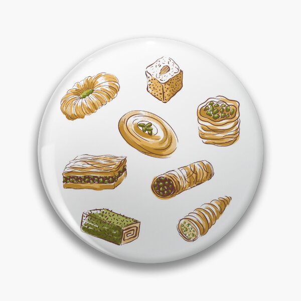 Item preview, Arabic Sweets Stickers designed and sold by Farissa Designs.
