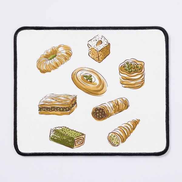 Item preview, Arabic Sweets Stickers designed and sold by Farissa Designs.