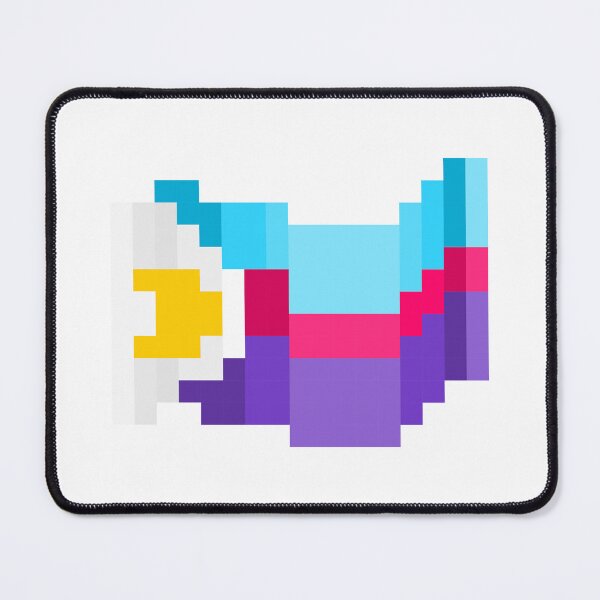 Item preview, Pixel Pride Flag Heart Polyamory designed and sold by HarveyHandcraftsandDesigns.