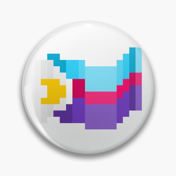 Item preview, Pixel Pride Flag Heart Polyamory  designed and sold by HarveyHandcraftsandDesigns.
