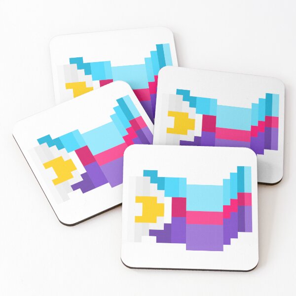 Item preview, Pixel Pride Flag Heart Polyamory  designed and sold by HarveyHandcraftsandDesigns.