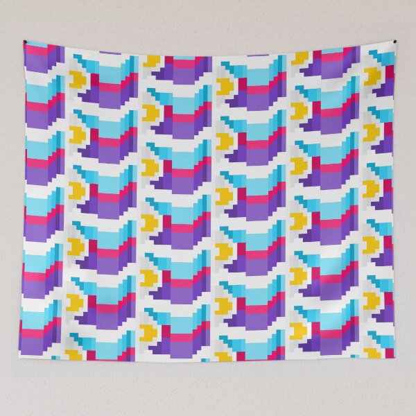 Item preview, Pixel Pride Flag Heart Polyamory  designed and sold by HarveyHandcraftsandDesigns.